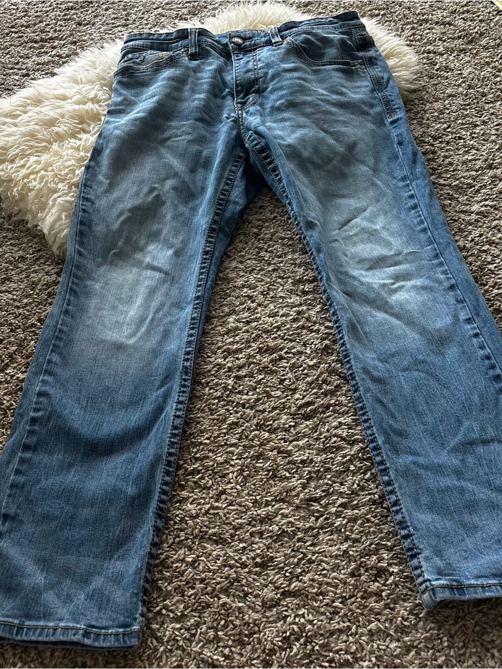 Men's James Cody in Faded Light blueslim  straight jackson sz 34 /30 jeans